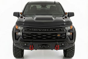 Chevrolet Silverado 1500 Bumper - Front - Rough Country - FXS - Mosaic Black - '23-'26